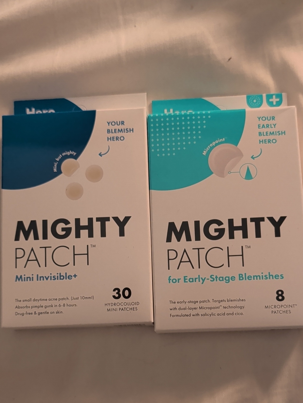 Acne & Blemish Hydrocolloid Patches — Teal/Blue